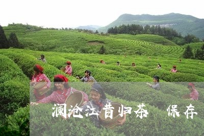 澜沧江昔归茶 保存/2023032250795